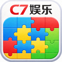 C7娱乐平台益智休闲游戏图标 - 彩色拼图块