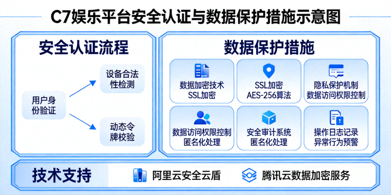 C7娱乐平台安全认证与数据保护措施示意图