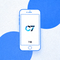 C7娱乐移动端客户端下载图标 - 智能手机与C7标志